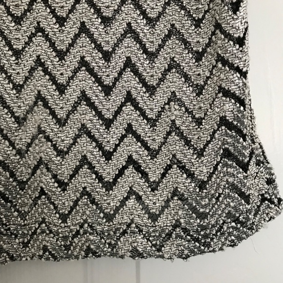 Vintage Sparkly Chevron Crop Top Camisole S Fit Grey Silver Black - Picture 6 of 7